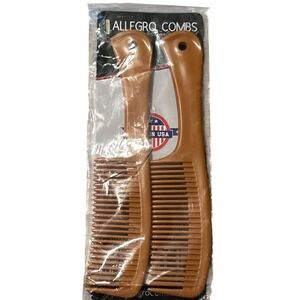 Allegro Professional Dual Comb Set Salon‎ Quality Sterilizable Tan